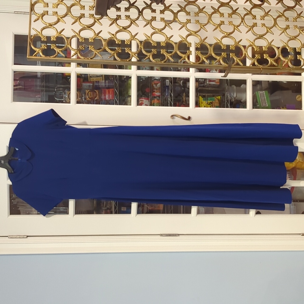 Blue maxi dress